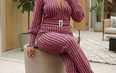 Idiaz : La Combi-Pantalon Pied-de-Poule qui fait Sensation !